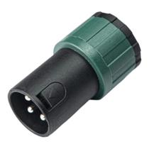 Conector Santo Angelo XLR Macho Low Profile 90 Graus Conector Santo Angelo XLR Macho Low Profile 90 Graus