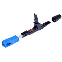 Conector sc upc tipo c rosca azul