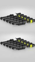 Conector Selado 1 Via Automotivo Prova D'água 10 Peças Conector Selado 1 Via Automotivo Prova D'água 10 Peças