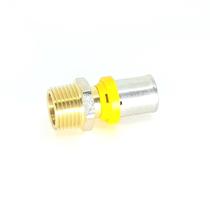 Conector Sigas Macho Para Gás 16mm X 1/2 Prensar