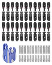 Conector solar BougeRV 44PCS IP67 impermeável 30A 1000V
