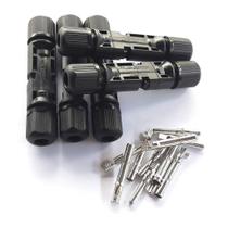 Conector Solar T4 - Par Macho/Fêmea 1000V 30A - Kits 100 Un Conector Solar T4 - Par Macho/Fêmea 1000V 30A - Kits 100 Un