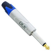 Conector Som P10 Macho Mono Ponta dourada Datalink Premium
