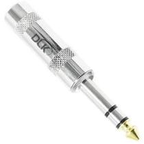 Conector Som P10 Macho Stereo Datalink Ponta Dourada
