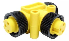 Conector Soquete Brad Molex 1300180217 3 Pinos Fêmea