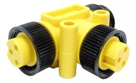 Conector Soquete Brad Molex 1300180217 3 Pinos Fêmea