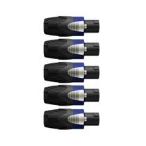 Conector Speakon Macho Para Cabo Wc 605 4p Spk Wireconex 05 Unidades Conector Speakon Macho Para Cabo Wc 605 4p Spk Wireconex 05 Unidades