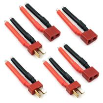Conector T Plug Macho e Fêmea com Fio de Silicone 12AWG