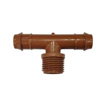 Conector Te Dentado Para Flexnet 17mm X 1/2" Rosca Macho - Netafim Conector Te Dentado Para Flexnet 17mm X 1/2" Rosca Macho - Netafim