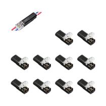 Conector Terminal LED De Conexão Rápida Desmontável De Linha Dupla 10 30 50pcs Sem Necessidade De