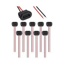 Conector Tipo-C Fêmea À Prova d'Água, Soquete De 2 Pinos, Porta De Carregamento Com Fivela Para Conector Tipo-C Fêmea À Prova d'Água, Soquete De 2 Pinos, Porta De Carregamento Com Fivela Para