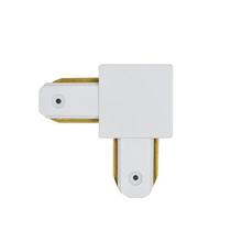 Conector Tipo L Para Emenda De Trilho Eletrificado Branco - NORDECOR