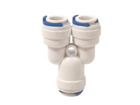 Conector Tipo Y Engate Rápido Mangueira 1/4 Osmose Deioniza