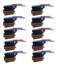 Conector Tomada Chicote Femea 16 Vias Para Cd Player Ou Dvd