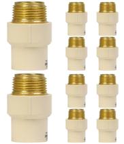 Conector Trans Fm Cpvc 22mm x 1/2"pol 10 Peças Ultraterm Krona