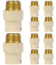 Conector Trans Fm Cpvc 22mm x 3/4"pol 10 Peças Ultraterm Krona