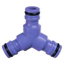Conector Triplo Plástico para Engate Rápido 1/2pol PALISAD Conector Triplo Plástico para Engate Rápido 1/2pol PALISAD
