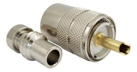 Conector UHF Macho p/ Solda c/ Redutor Kit c/ 10 unid