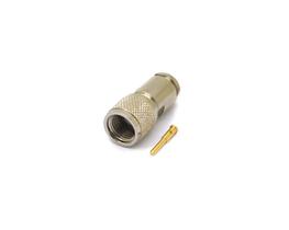 Conector UHF Mini Macho Reto Cabo Prensa Cabo RG-58 / RGC-58 - KM-3M - Gav 144 - KLC