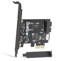 Conector USB 3.0 PCIe x1 a 19 pinos e placa tipo E (chave A)