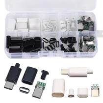 Conector USB 3.1 tipo C ANMBEST 20Set (10 pretos+10 brancos)