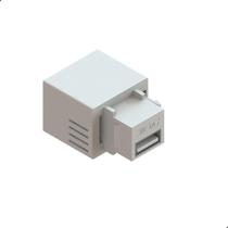 Conector Usb Charger 5V 2.1A Branco Padrao Key Qtmov