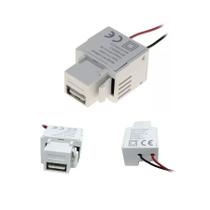 Conector Usb Charger 5v 2.1a Preto Qm99082.11 Qtmov BRANCO