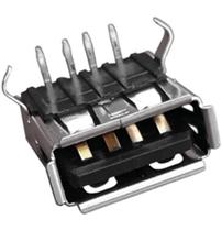 Conector usb femea p/ painel emb 25 peças