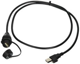Conector USB para montagem em painel Fusion MS-CBUSBFM1, preto Conector USB para montagem em painel Fusion MS-CBUSBFM1, preto