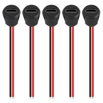 Conector USB Tipo-C À Prova d'Água 2 Pinos 5PCS Plug De Carregamento Rápido Soquete Fêmea Conector USB Tipo-C À Prova d'Água 2 Pinos 5PCS Plug De Carregamento Rápido Soquete Fêmea