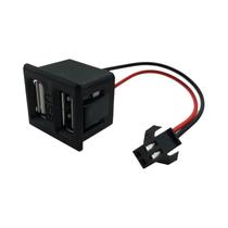 Conector USB Tipo-C Fêmea De Camada Dupla Com Soquete De Carregamento E Conector De Fio