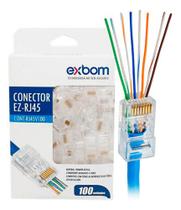 Conector Vazado RJ45 100 UnidadesMEER