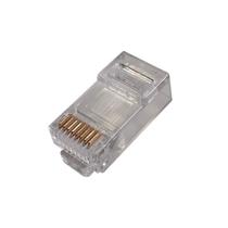 Conector Vazado RJ45 Categoria 6 para Cabos de Rede Linha Ez Crimp Pier Telecom - Avulso