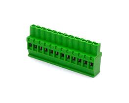 Conector Verde Multipolar AKZ1110.12 Fêmea de 12 Vias - Passo 5,08mm - Phoenix Mecano Conector Verde Multipolar AKZ1110.12 Fêmea de 12 Vias - Passo 5,08mm - Phoenix Mecano