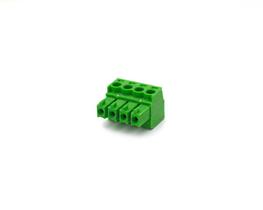 Conector Verde Multipolar AKZ1550.04 Fêmea de 4 Vias - Passo 3,81mm - Phoenix Mecano Conector Verde Multipolar AKZ1550.04 Fêmea de 4 Vias - Passo 3,81mm - Phoenix Mecano