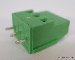 Conector Verde Multipolar AKZ700.03V Fixo de 3 vias - Passo 5,08mm - Phoenix Mecano