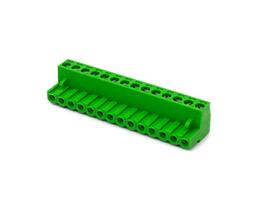 Conector Verde Multipolar AKZ950.14 Fêmea de 14 Vias - Passo 5,08mm - Phoenix Mecano Conector Verde Multipolar AKZ950.14 Fêmea de 14 Vias - Passo 5,08mm - Phoenix Mecano