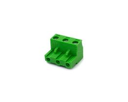 Conector Verde Multipolar AKZ960.03 Fêmea de 3 Vias - Passo 7,62mm - Phoenix Mecano