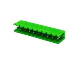 Conector Verde Multipolar STLZ950.10V Macho 180º (Vertical) de 10 Vias Com as Laterais Abertas - Passo 5,08mm - Phoenix Mecano Conector Verde Multipolar STLZ950.10V Macho 180º (Vertical) de 10 Vias Com as Laterais Abertas - Passo 5,08mm - Phoenix Mecano