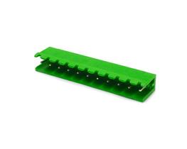 Conector Verde Multipolar STLZ950.12V Macho 180º (Vertical) de 12 Vias Com as Laterais Abertas - Passo 5,08mm - Phoenix Mecano