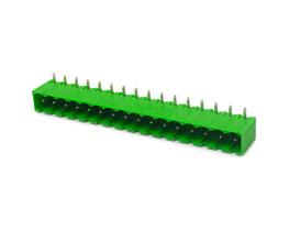 Conector Verde Multipolar STLZ950.16GH Macho 90º (Horizontal) de 16 Vias Com as Laterais Fechadas - Passo 5,08mm - Phoenix Mecano