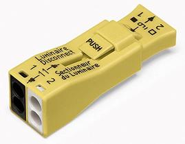 Conector WAGO 873-902 LUMI-NUTS PUSH WIRE para luminária Conector WAGO 873-902 LUMI-NUTS PUSH WIRE para luminária