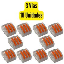 Conector Wago ou Genérico Emenda Derivação 2/3/5 Vias Cabo 4mm-6mm 20A 450V Conector Wago ou Genérico Emenda Derivação 2/3/5 Vias Cabo 4mm-6mm 20A 450V