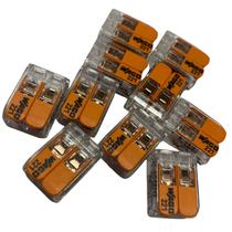 Conector Wago ou Genérico Emenda Derivação 2/3/5 Vias Cabo 4mm-6mm 20A 450V