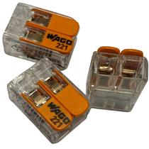 Conector Wago ou Genérico Emenda Derivação 2/3/5 Vias Cabo 4mm-6mm 20A 450V