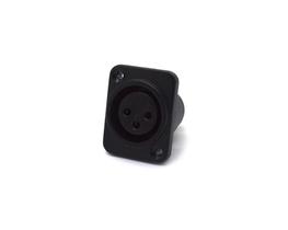 Conector XLR 180 Fêmea 3 Vias Solda Fio - LS-1027