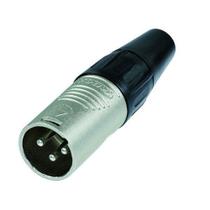 Conector Xlr Cabo Macho 3 Polos Nickel Rc3m Rean Conector Xlr Cabo Macho 3 Polos Nickel Rc3m Rean