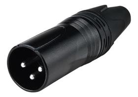 Conector Xlr Canon Macho Metal Dmx Preto Lu-71226Bk Luminos