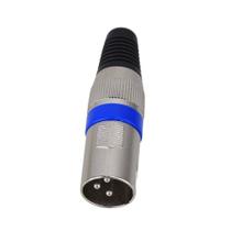 Conector Xlr Canon Macho Microfone Dmx