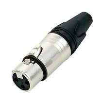 Conector XLR Fêmea 3 Pinos CS20 Custom Sound Conector XLR Fêmea 3 Pinos CS20 Custom Sound